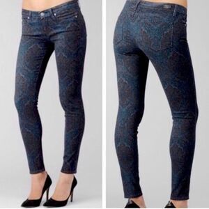 Anthropologie Paige Verdugo Paisley Y2K Jeans